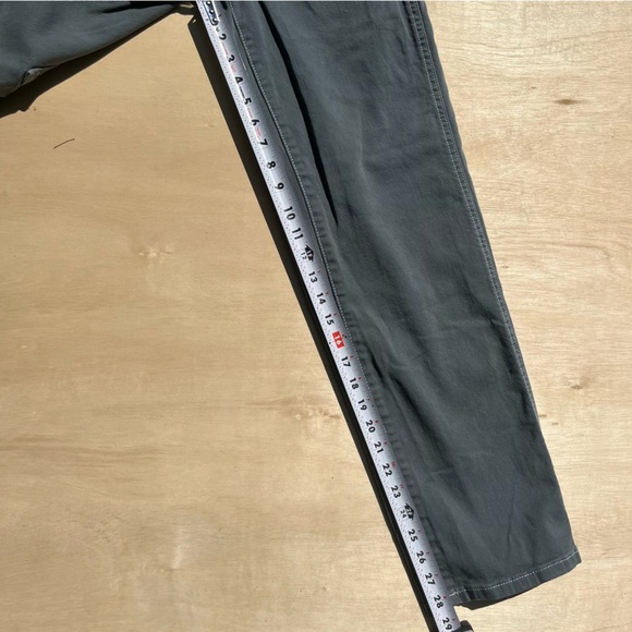 Women’s Size 0 24 High Rise Carpenter Green Grey Jeans SO - Picture 6 of 8